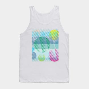 kinetic art circle and clear lines Tank Top